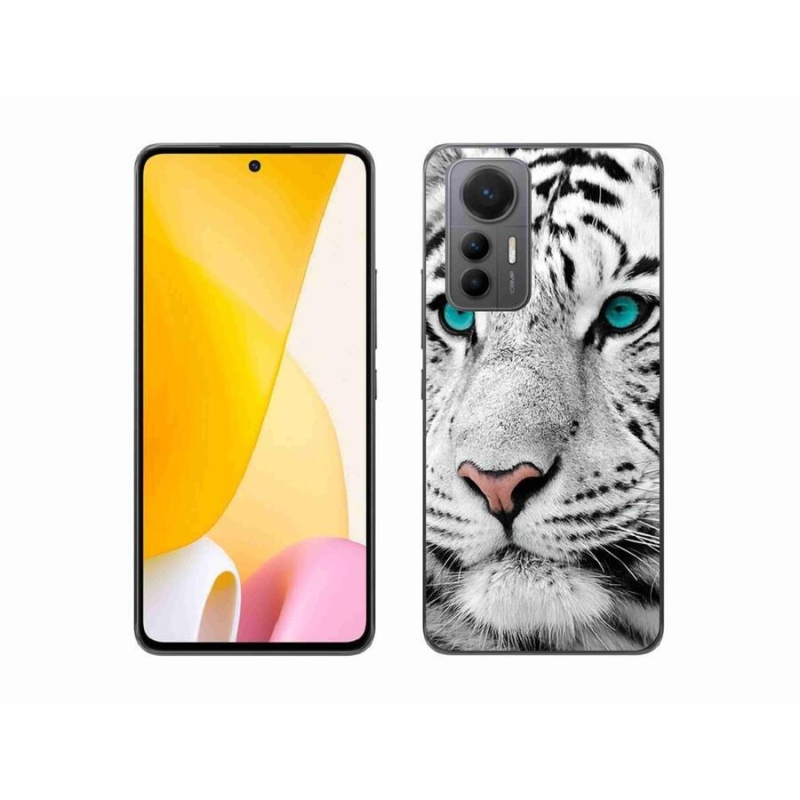 Gelový kryt mmCase na mobil Xiaomi 12 Lite - bílý tygr