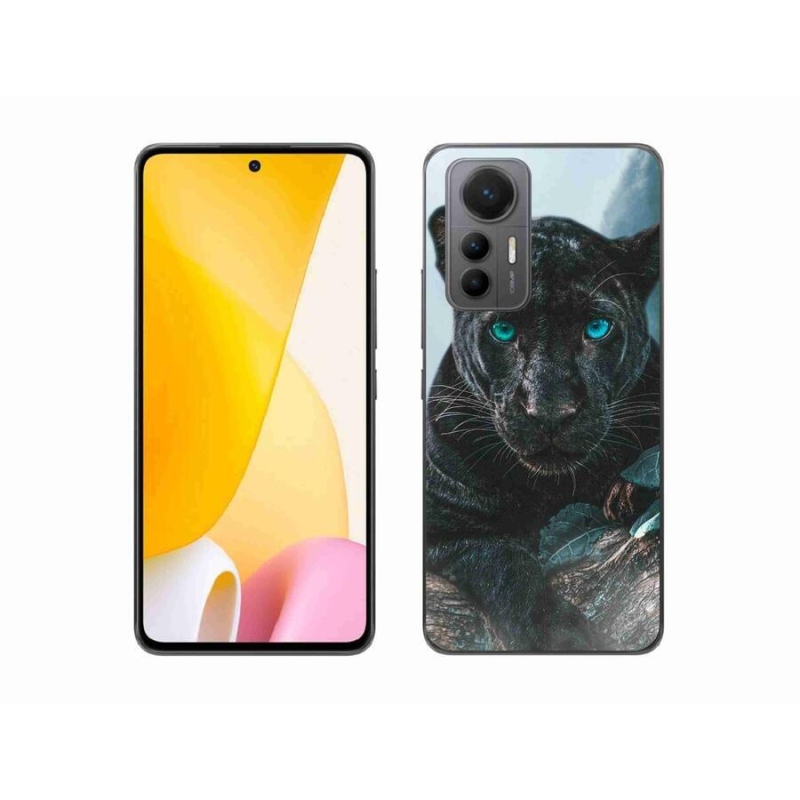 Gelový kryt mmCase na mobil Xiaomi 12 Lite - černý panter