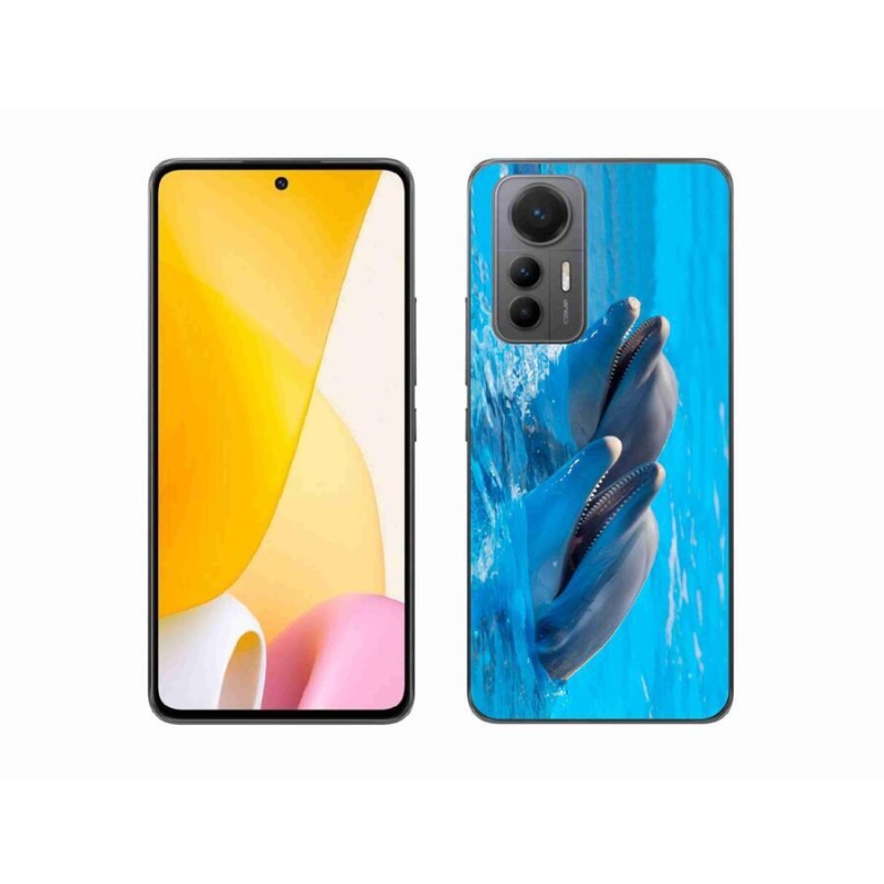 Gelový kryt mmCase na mobil Xiaomi 12 Lite - delfíni