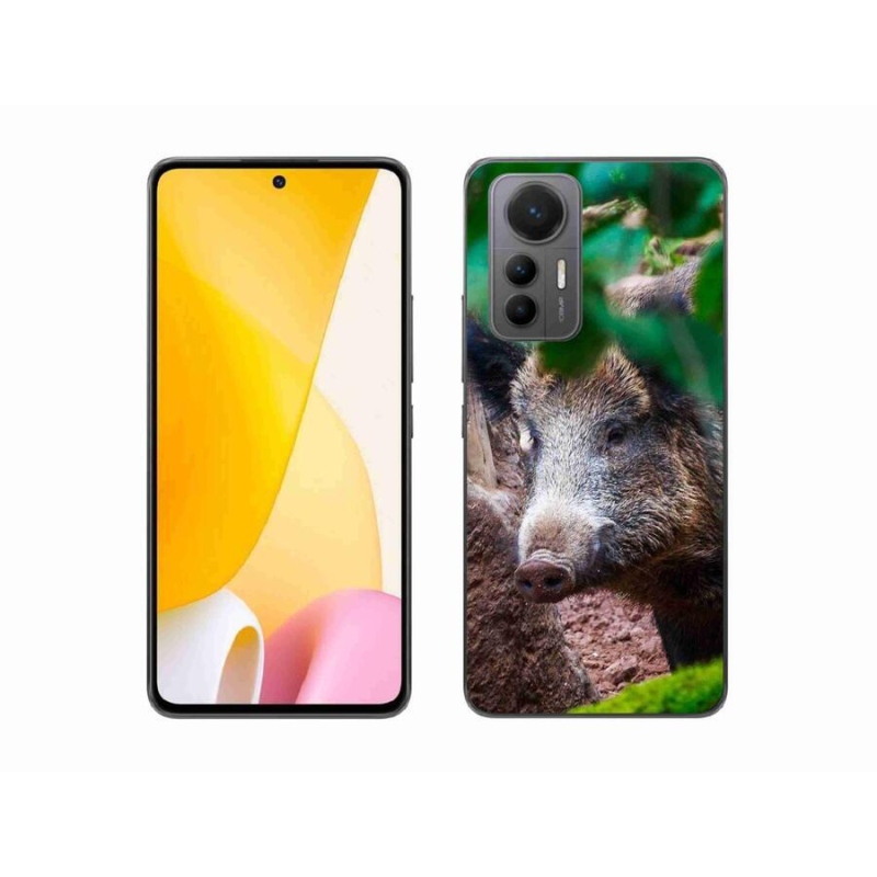 Gelový kryt mmCase na mobil Xiaomi 12 Lite - divoké prase