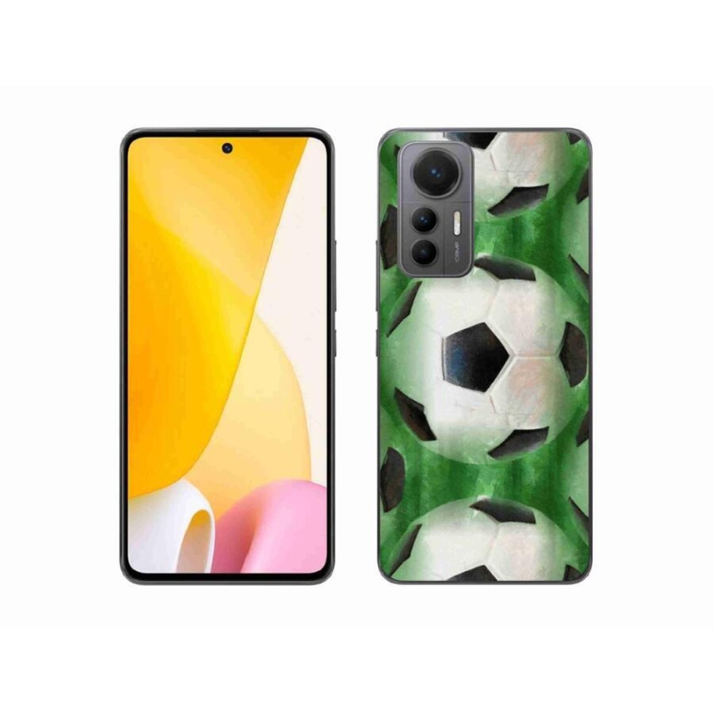 Gelový kryt mmCase na mobil Xiaomi 12 Lite - fotbalový míč