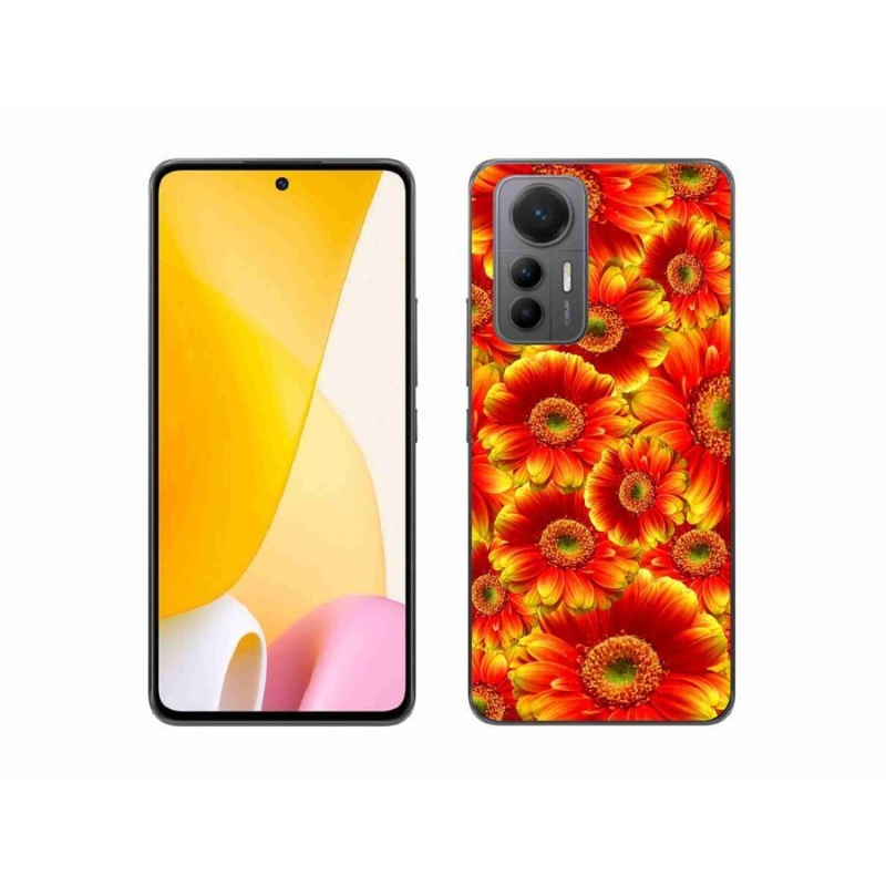 Gelový kryt mmCase na mobil Xiaomi 12 Lite - gerbera 1