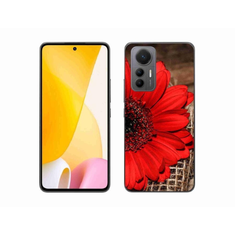 Gelový kryt mmCase na mobil Xiaomi 12 Lite - gerbera