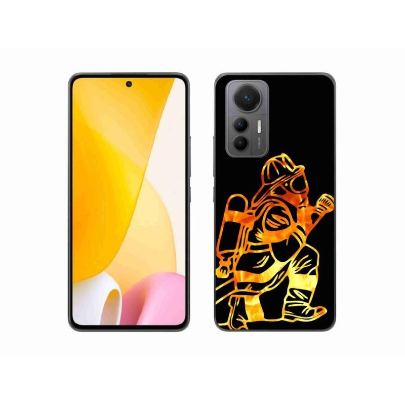 Gelový kryt mmCase na mobil Xiaomi 12 Lite - hasič 1