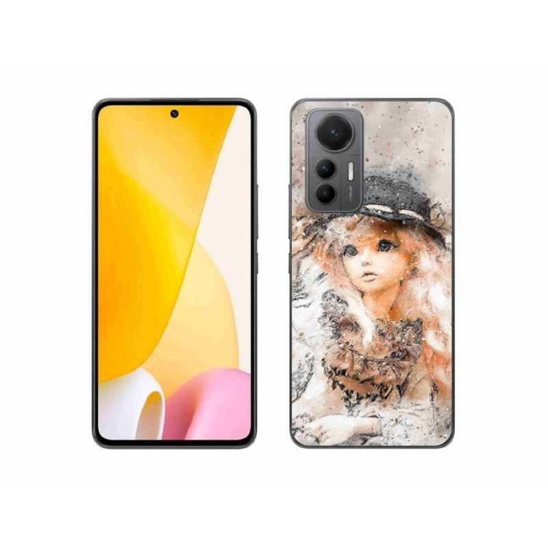 Gelový kryt mmCase na mobil Xiaomi 12 Lite - holčička s kloboukem