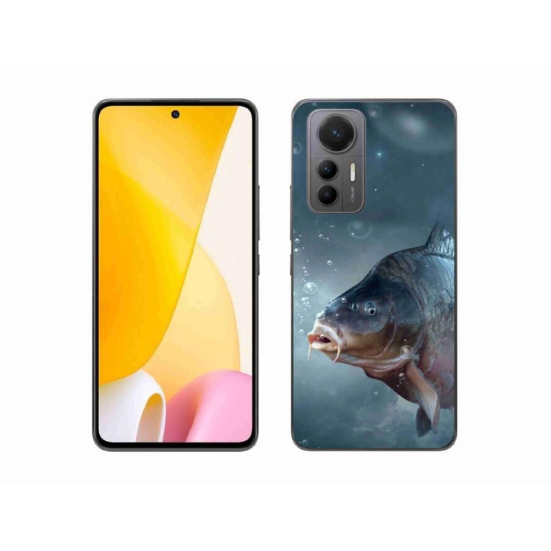 Gelový kryt mmCase na mobil Xiaomi 12 Lite - kapr a bublinky