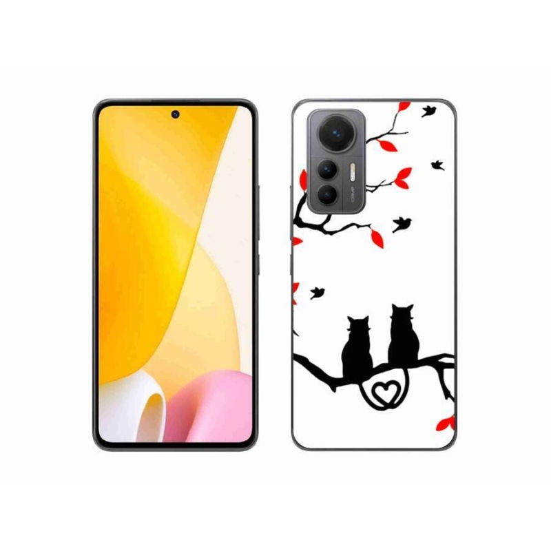 Gelový kryt mmCase na mobil Xiaomi 12 Lite - kočičí láska