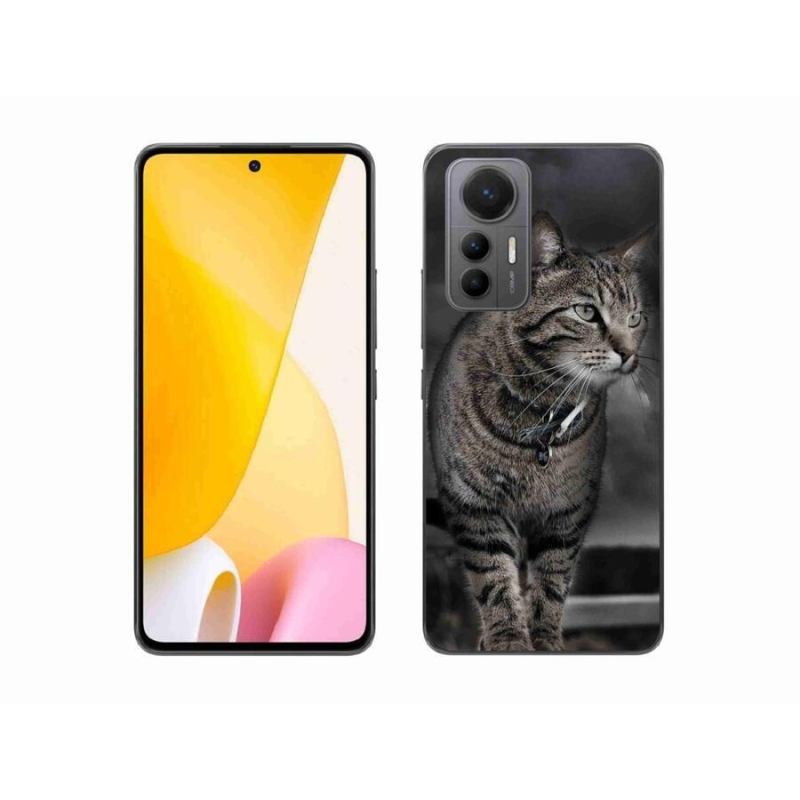Gelový kryt mmCase na mobil Xiaomi 12 Lite - kočka