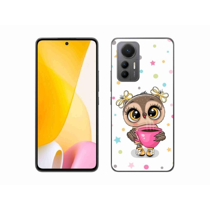 Gelový kryt mmCase na mobil Xiaomi 12 Lite - kreslená sovička