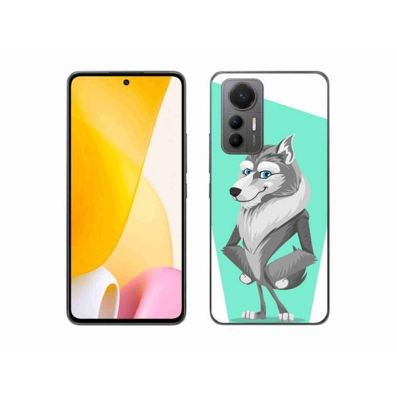 Gelový kryt mmCase na mobil Xiaomi 12 Lite - kreslený vlk