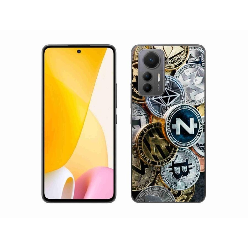 Gelový kryt mmCase na mobil Xiaomi 12 Lite - kryptoměny
