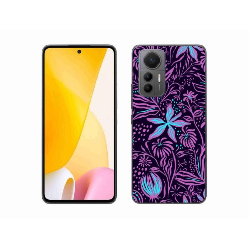 Gelový kryt mmCase na mobil Xiaomi 12 Lite - květiny 2