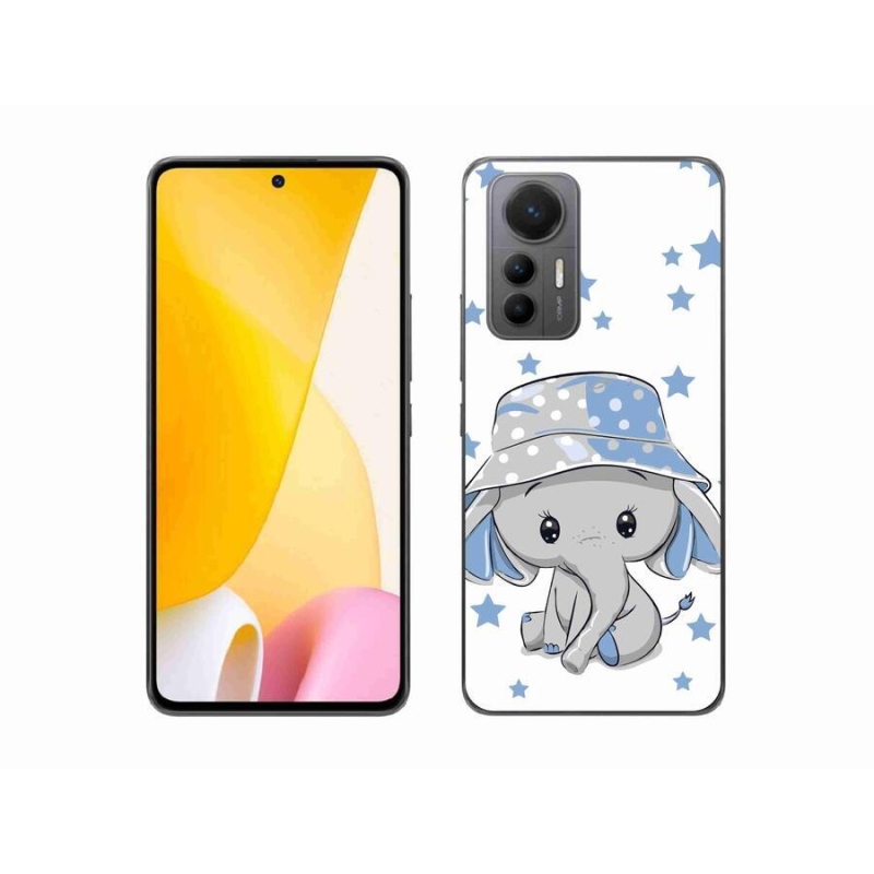 Gelový kryt mmCase na mobil Xiaomi 12 Lite - modrý slon