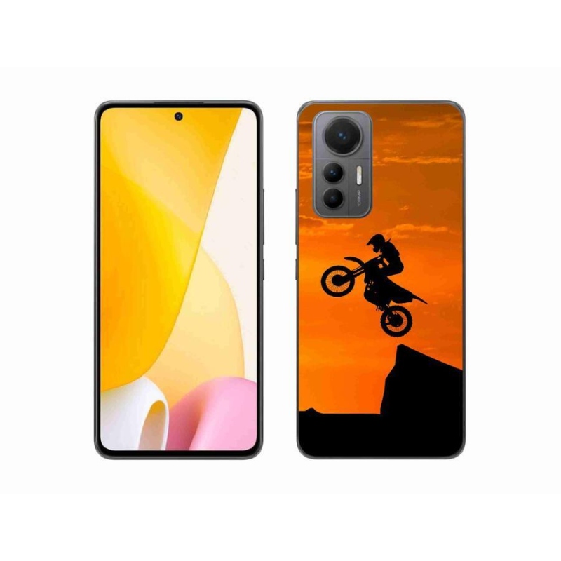 Gelový kryt mmCase na mobil Xiaomi 12 Lite - motocross