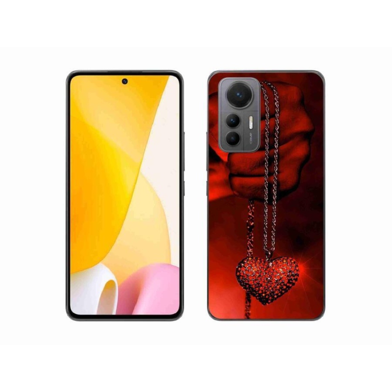 Gelový kryt mmCase na mobil Xiaomi 12 Lite - náhrdelník