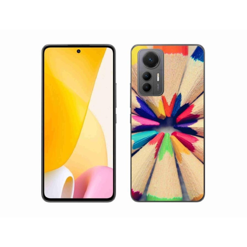 Gelový kryt mmCase na mobil Xiaomi 12 Lite - pastelky
