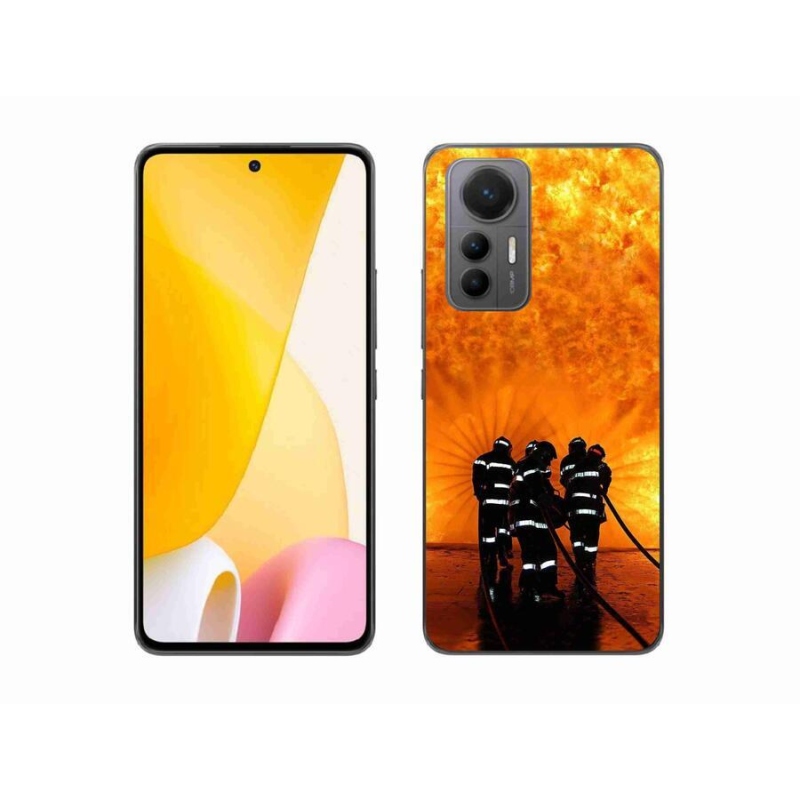 Gelový kryt mmCase na mobil Xiaomi 12 Lite - požár