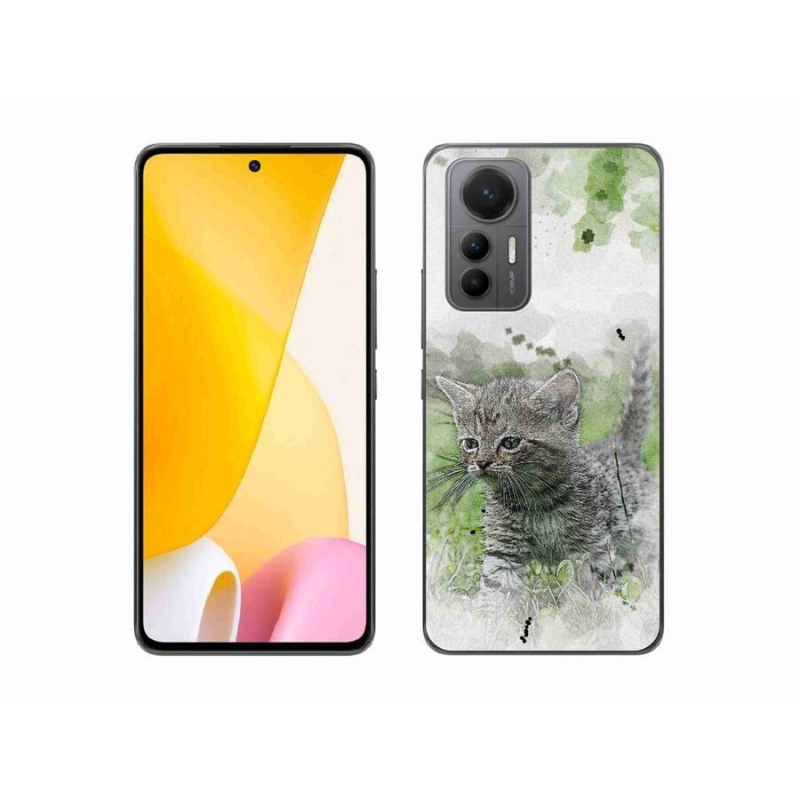 Gelový kryt mmCase na mobil Xiaomi 12 Lite - roztomilé kotě 1