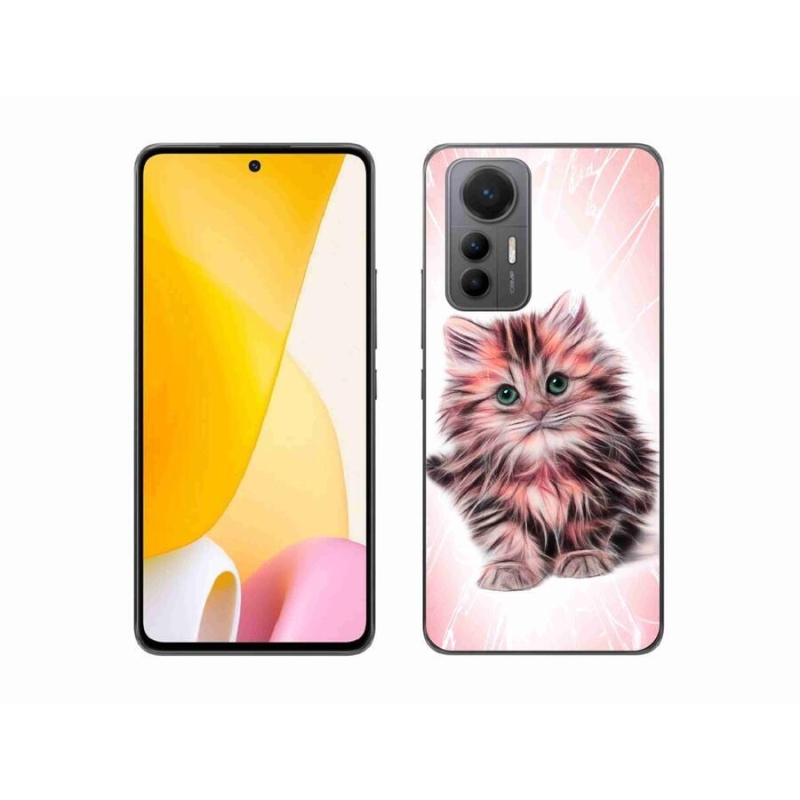 Gelový kryt mmCase na mobil Xiaomi 12 Lite - roztomilé kotě