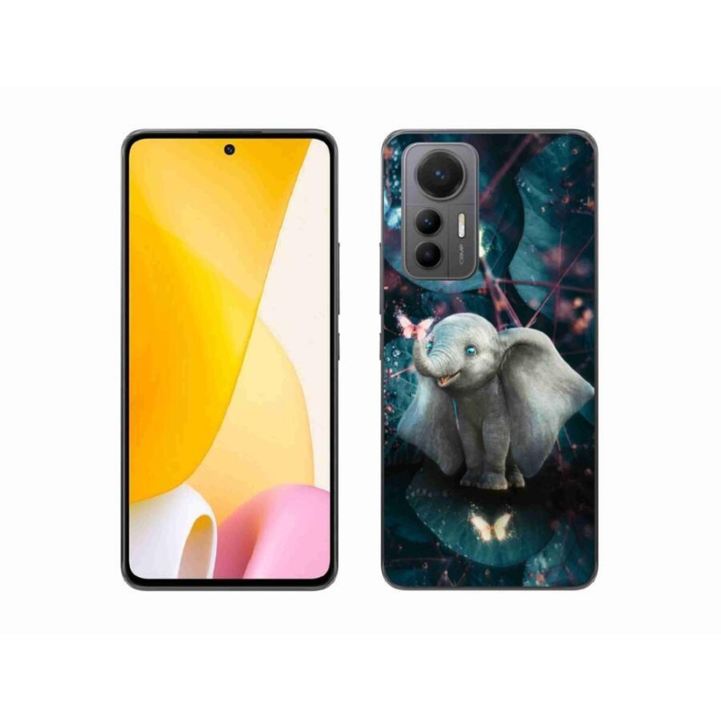 Gelový kryt mmCase na mobil Xiaomi 12 Lite - roztomilý slon