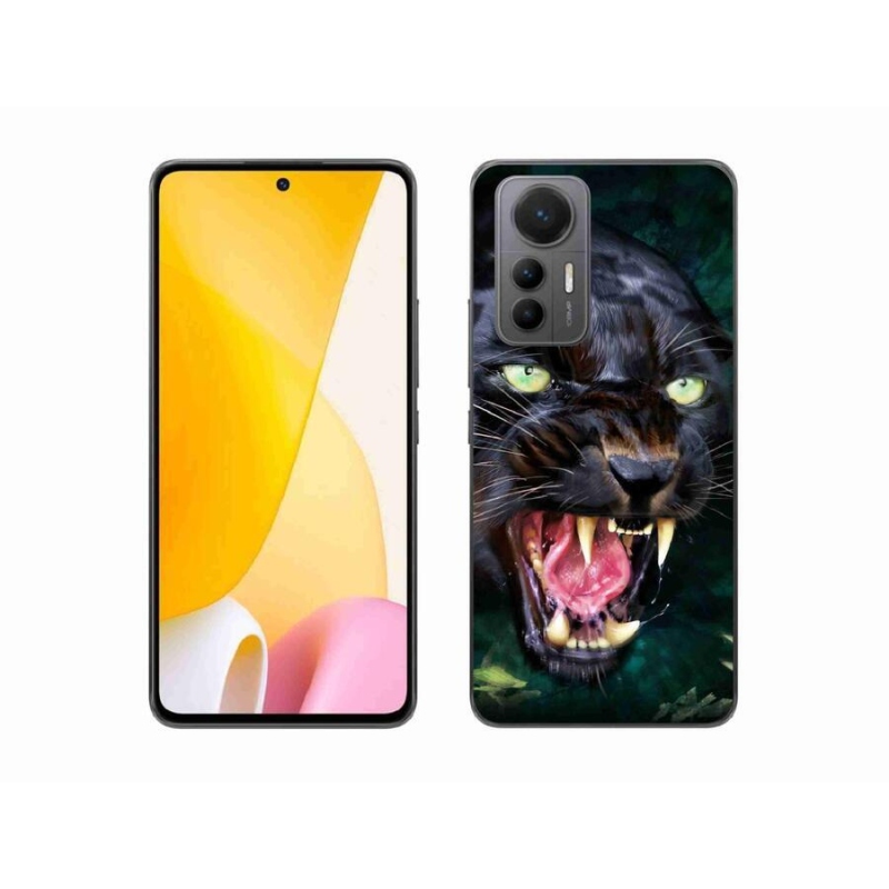 Gelový kryt mmCase na mobil Xiaomi 12 Lite - rozzuřený černý panter
