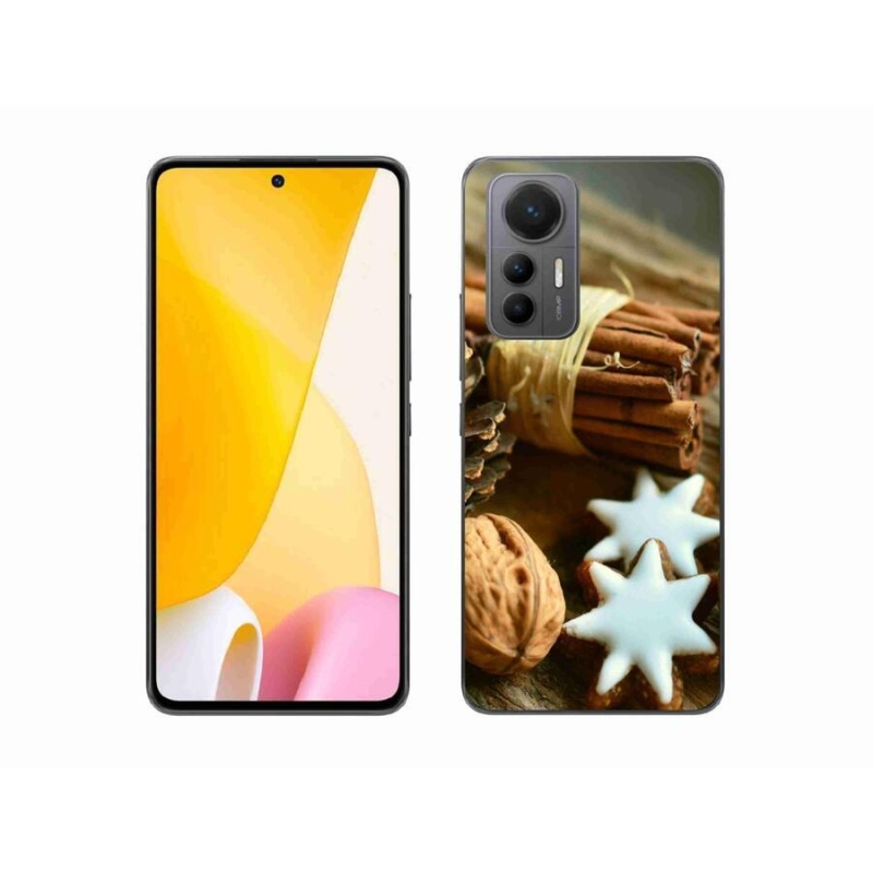 Gelový kryt mmCase na mobil Xiaomi 12 Lite - skořice a perníčky