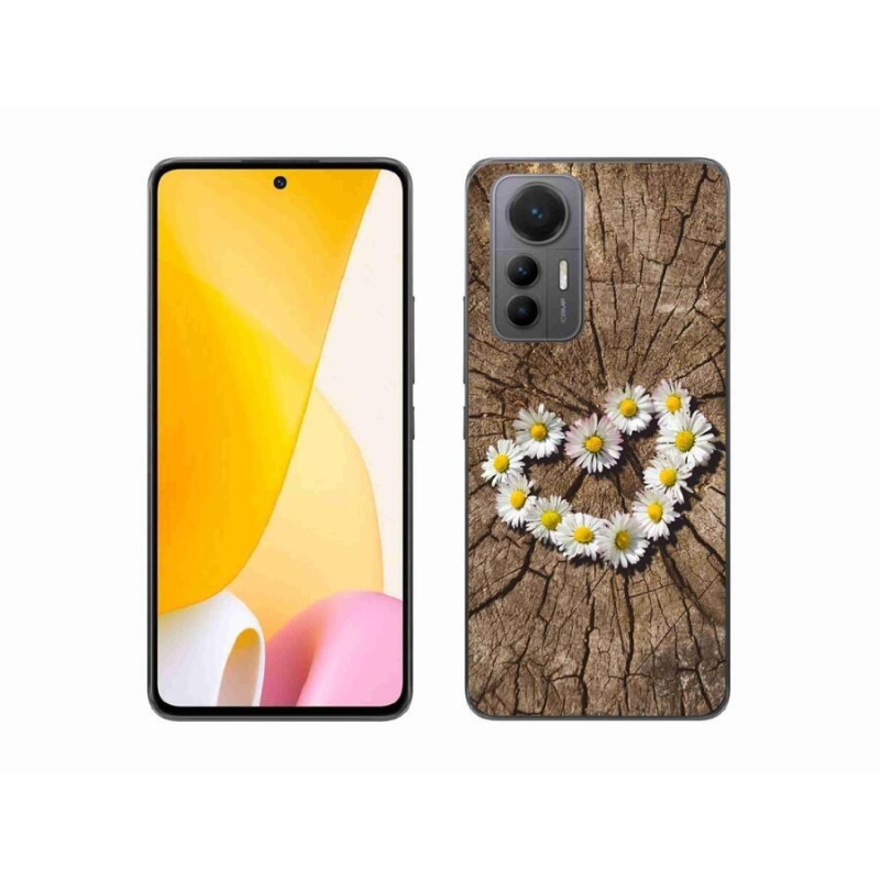 Gelový kryt mmCase na mobil Xiaomi 12 Lite - srdce z kopretin