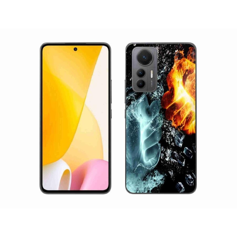 Gelový kryt mmCase na mobil Xiaomi 12 Lite - voda a oheň