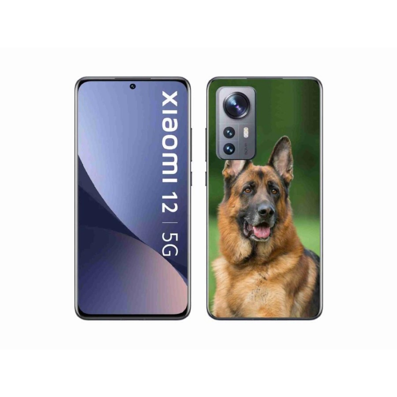 Gelový kryt mmCase na mobil Xiaomi 12 - německý ovčák