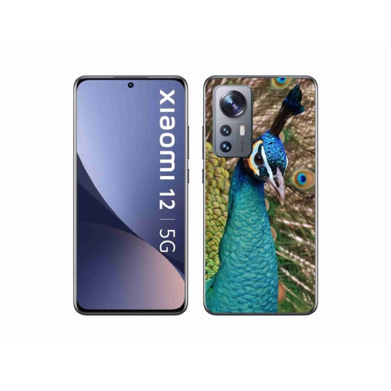 Gelový kryt mmCase na mobil Xiaomi 12 - páv