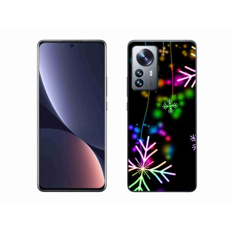 Gelový kryt mmCase na mobil Xiaomi 12 Pro - barevné vločky