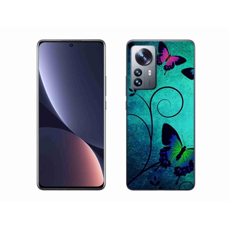 Gelový kryt mmCase na mobil Xiaomi 12 Pro - barevní motýli