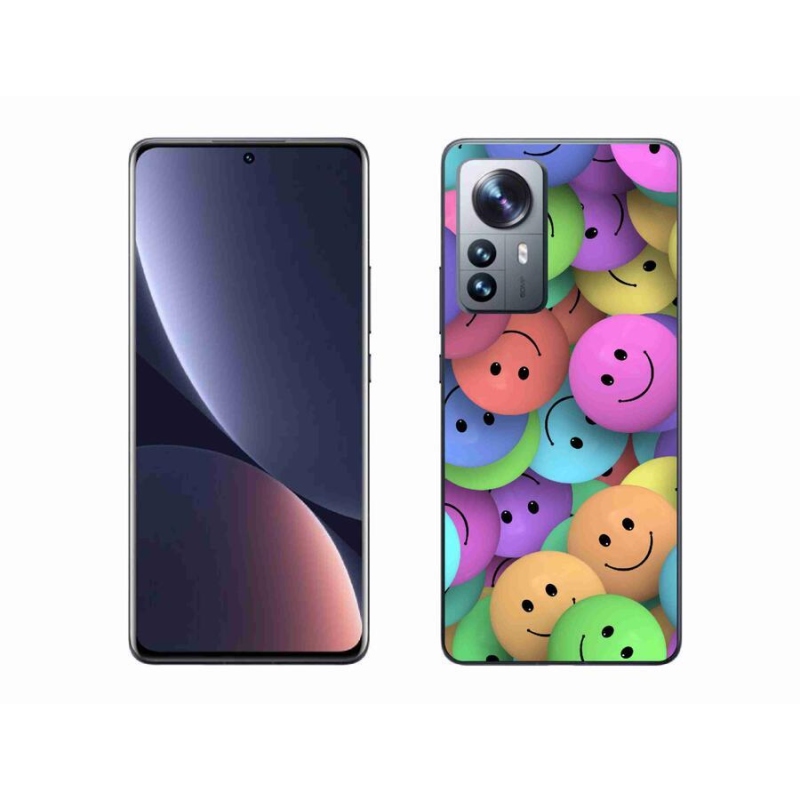 Gelový kryt mmCase na mobil Xiaomi 12 Pro - barevní smajlíci
