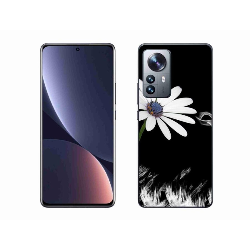 Gelový kryt mmCase na mobil Xiaomi 12 Pro - bílá květina