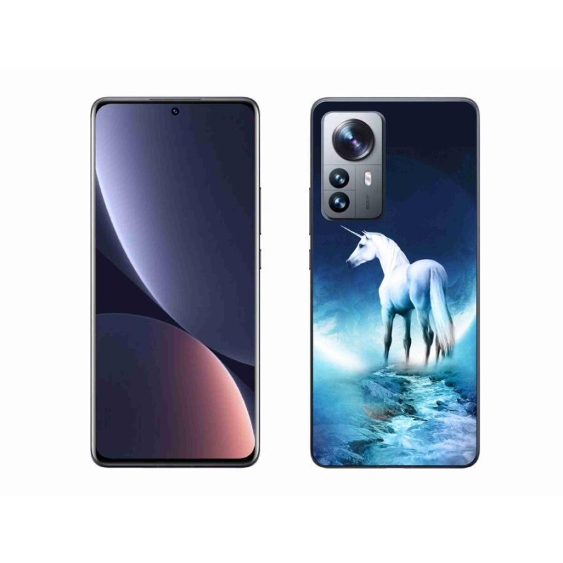 Gelový kryt mmCase na mobil Xiaomi 12 Pro - bílý jednorožec
