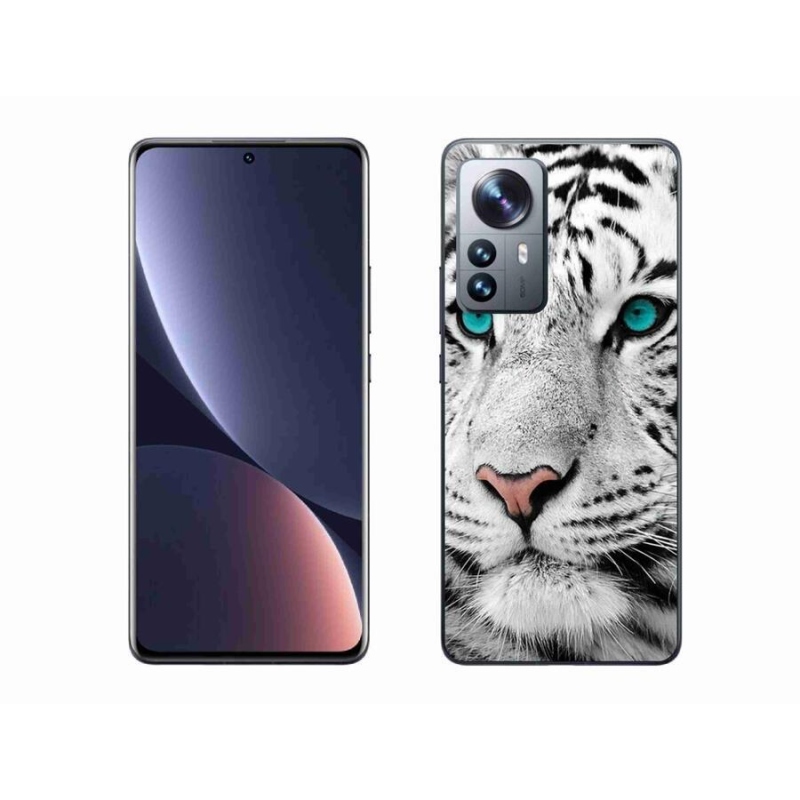 Gelový kryt mmCase na mobil Xiaomi 12 Pro - bílý tygr