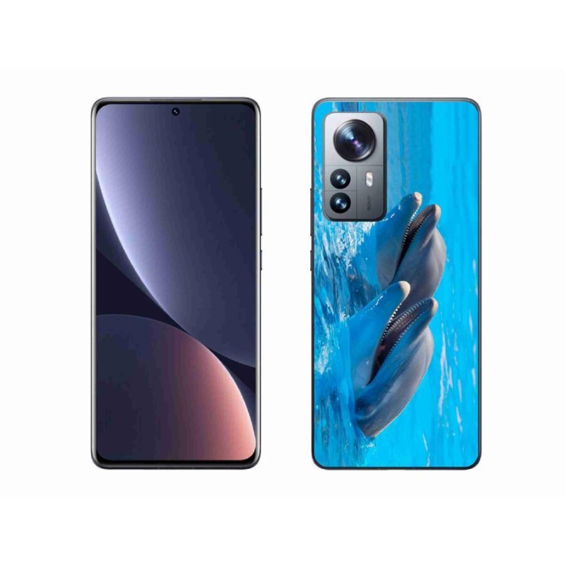 Gelový kryt mmCase na mobil Xiaomi 12 Pro - delfíni