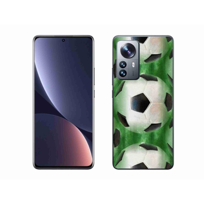 Gelový kryt mmCase na mobil Xiaomi 12 Pro - fotbalový míč