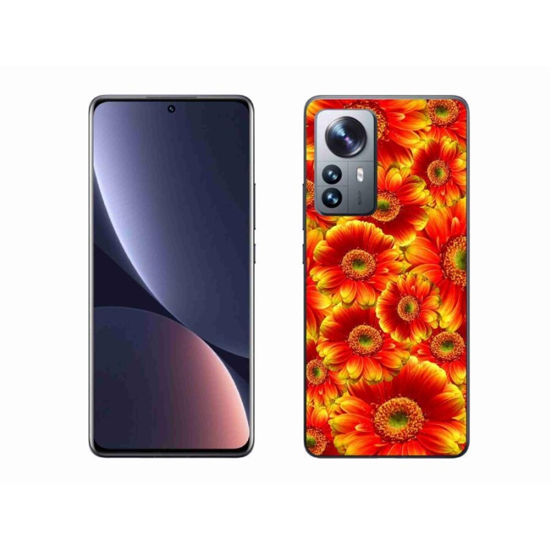 Gelový kryt mmCase na mobil Xiaomi 12 Pro - gerbera 1