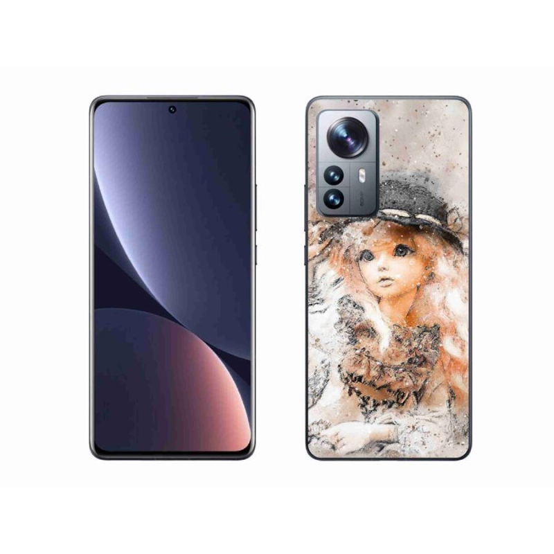 Gelový kryt mmCase na mobil Xiaomi 12 Pro - holčička s kloboukem