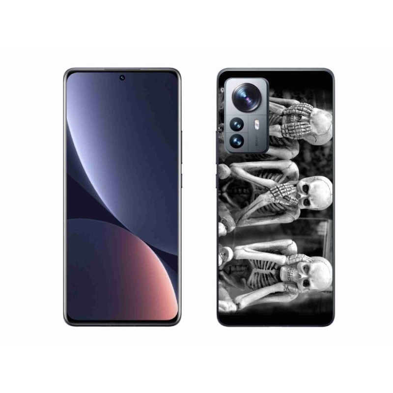 Gelový kryt mmCase na mobil Xiaomi 12 Pro - kostlivci