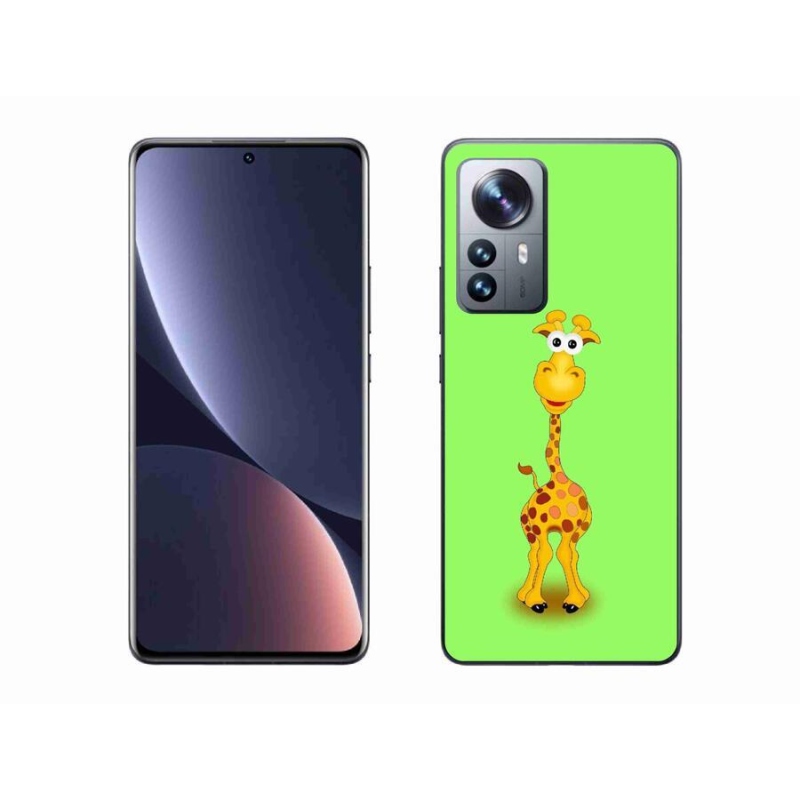 Gelový kryt mmCase na mobil Xiaomi 12 Pro - kreslená žirafa