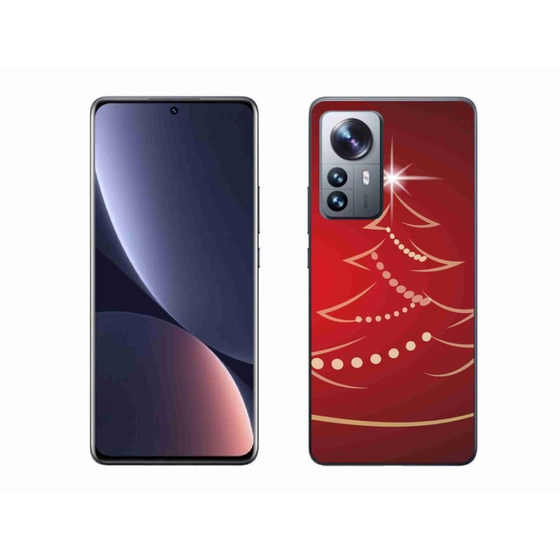 Gelový kryt mmCase na mobil Xiaomi 12 Pro - kreslený vánoční stromek