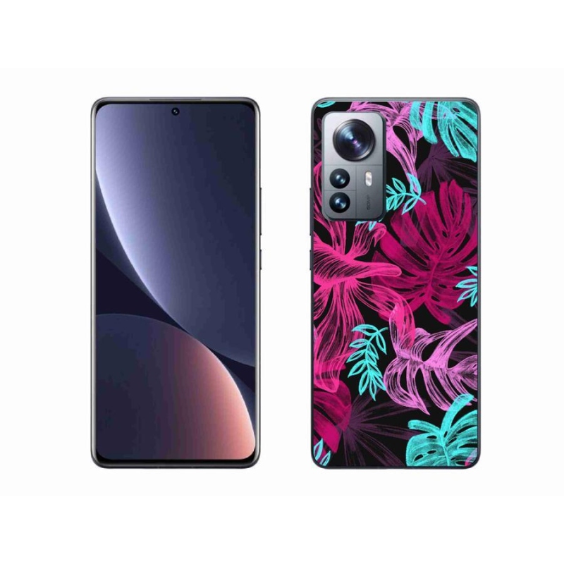 Gelový kryt mmCase na mobil Xiaomi 12 Pro - květiny 1