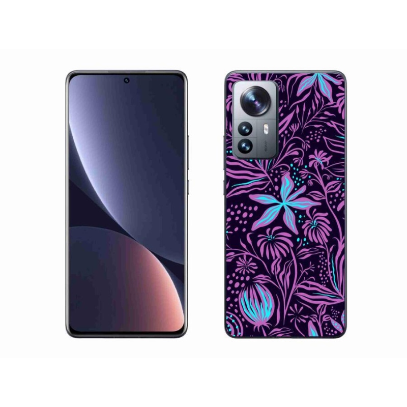 Gelový kryt mmCase na mobil Xiaomi 12 Pro - květiny 2