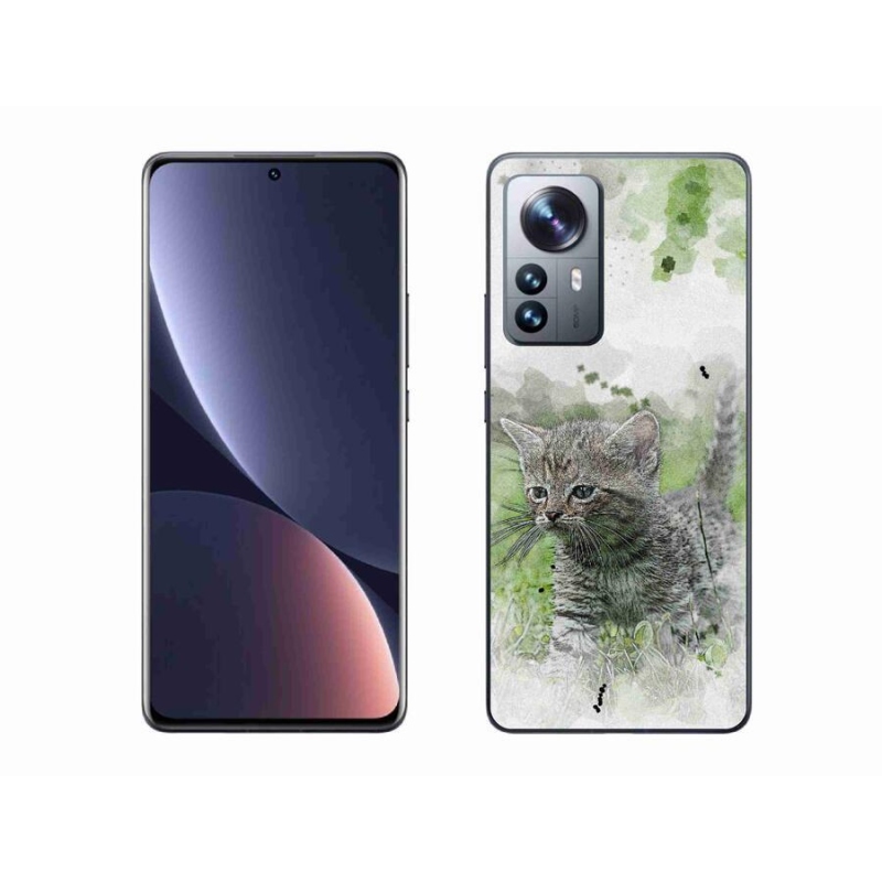 Gelový kryt mmCase na mobil Xiaomi 12 Pro - roztomilé kotě 1