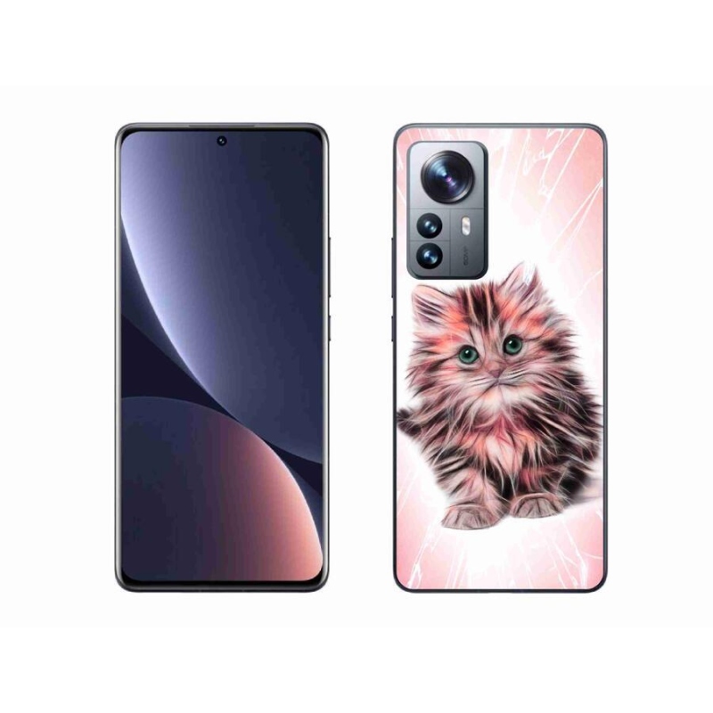 Gelový kryt mmCase na mobil Xiaomi 12 Pro - roztomilé kotě