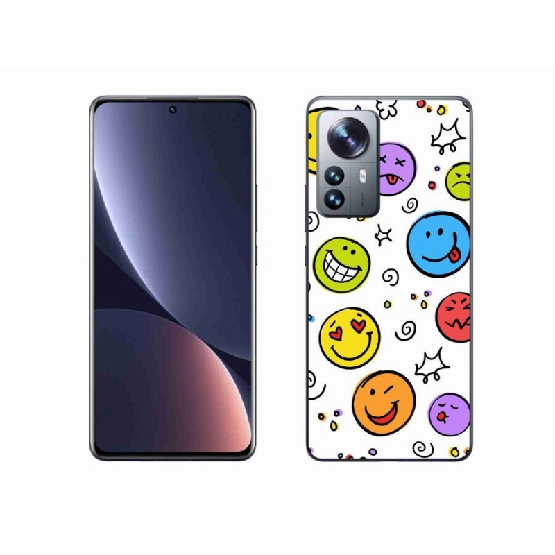 Gelový kryt mmCase na mobil Xiaomi 12 Pro - smajlíci
