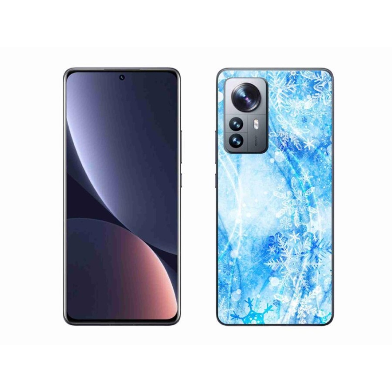 Gelový kryt mmCase na mobil Xiaomi 12 Pro - sněhové vločky