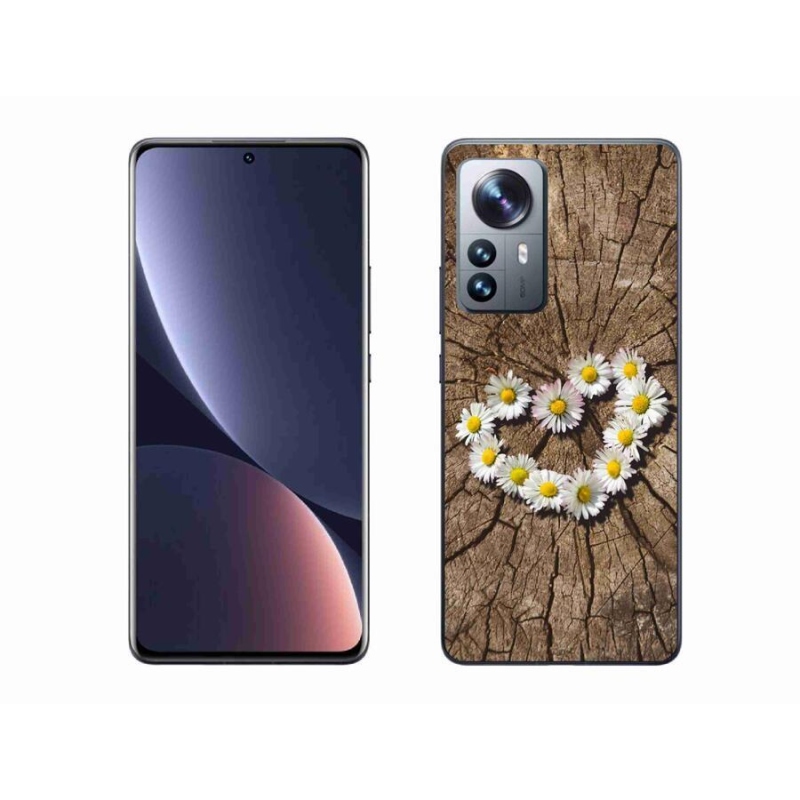 Gelový kryt mmCase na mobil Xiaomi 12 Pro - srdce z kopretin